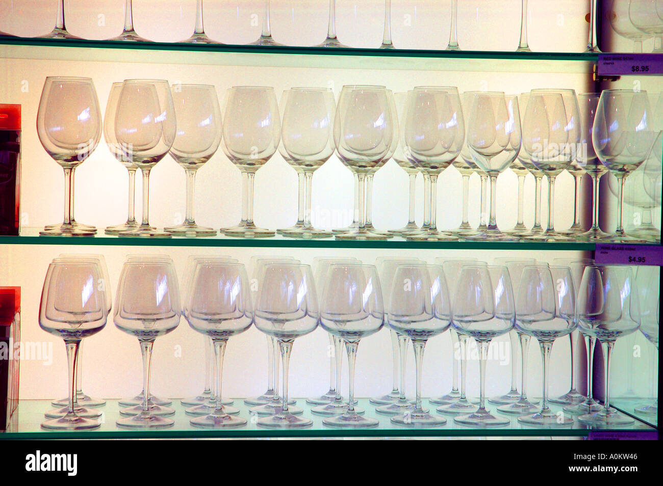 display of fine wine glasses Brisbane Queensland Australia dsca 0478