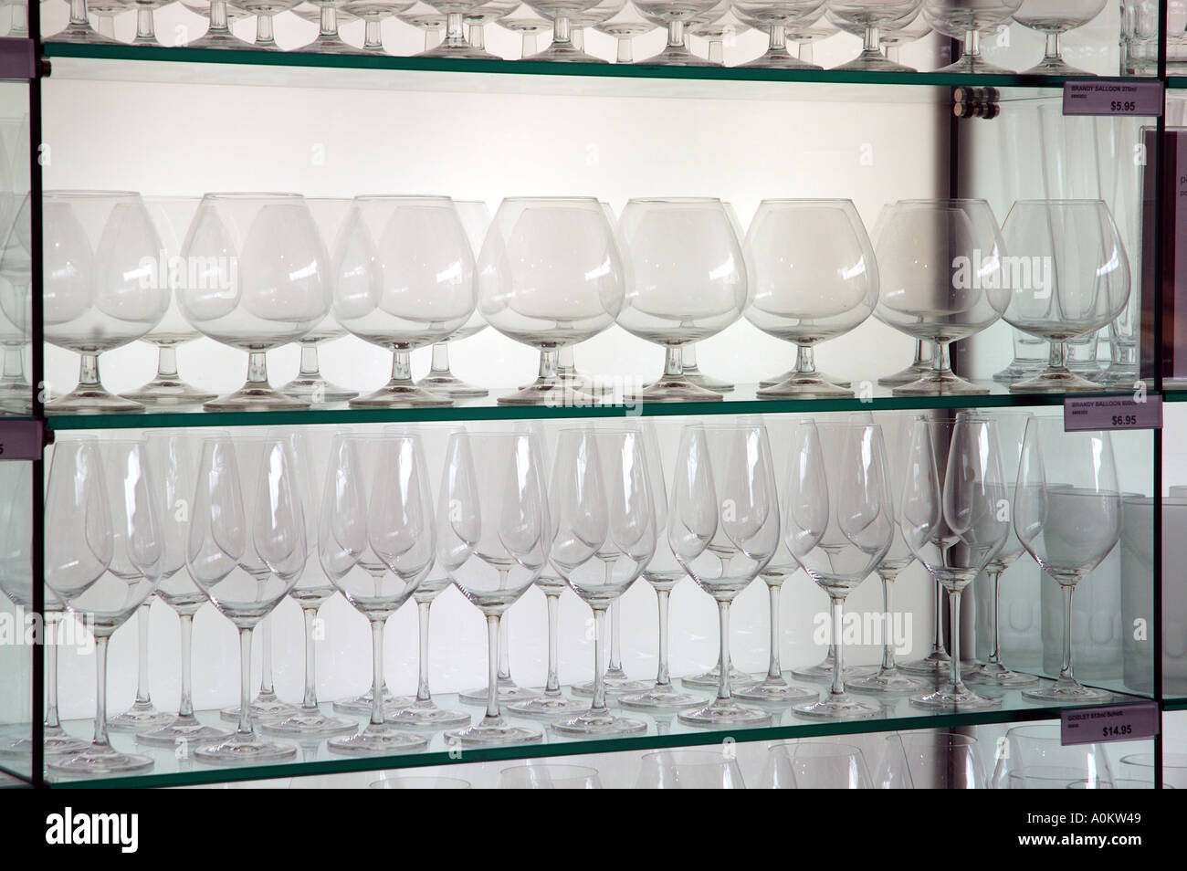 display of fine wine glasses Brisbane Queensland Australia dsca 0479