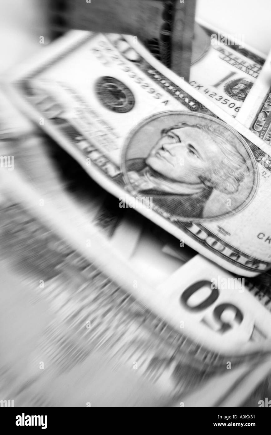 money notes dollar bill note economy economic currency retail price index cost spend buy business wages cash folding america Ame Stock Photo