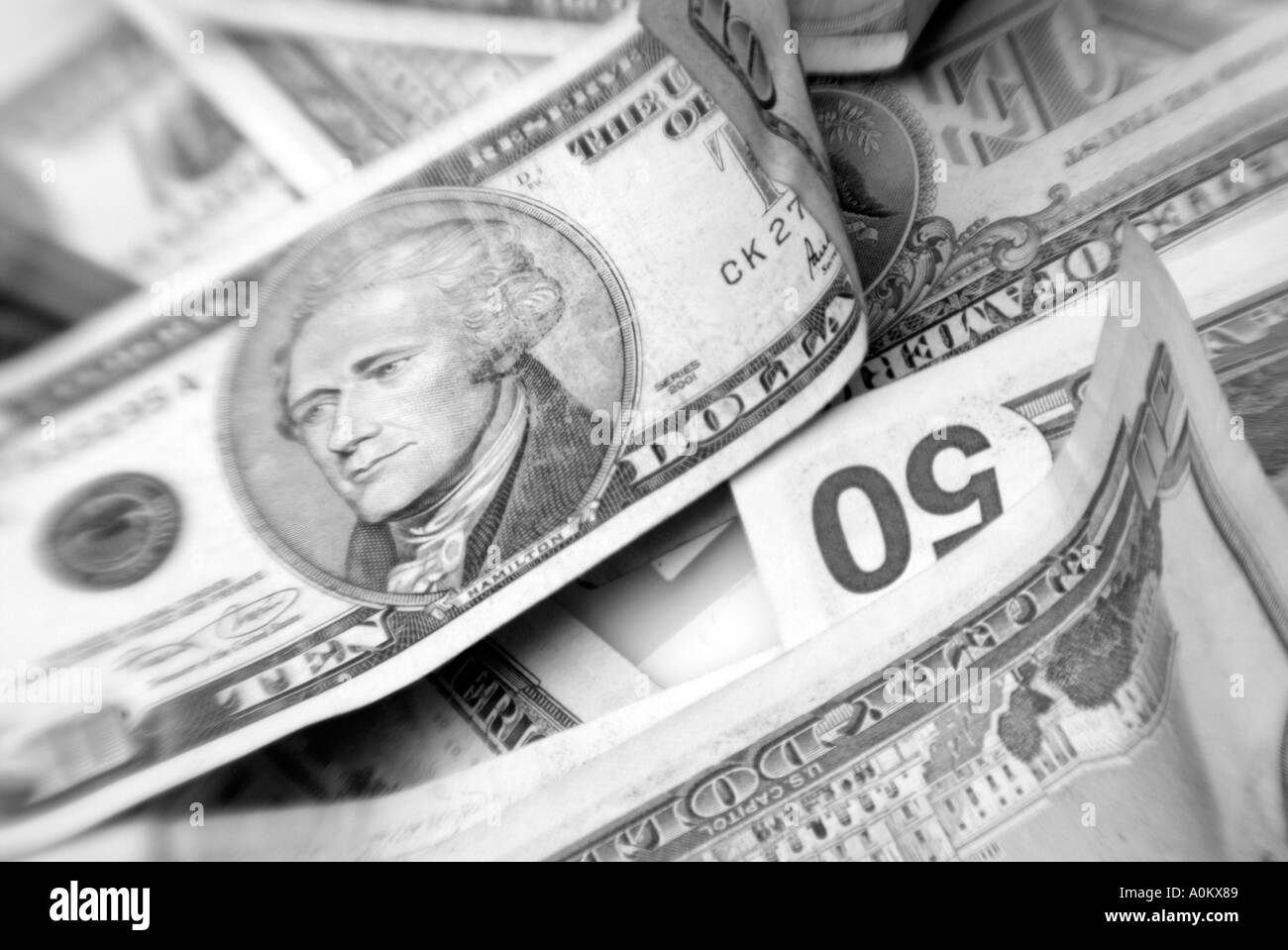 money notes dollar bill note economy economic currency retail price index cost spend buy business wages cash folding america Ame Stock Photo