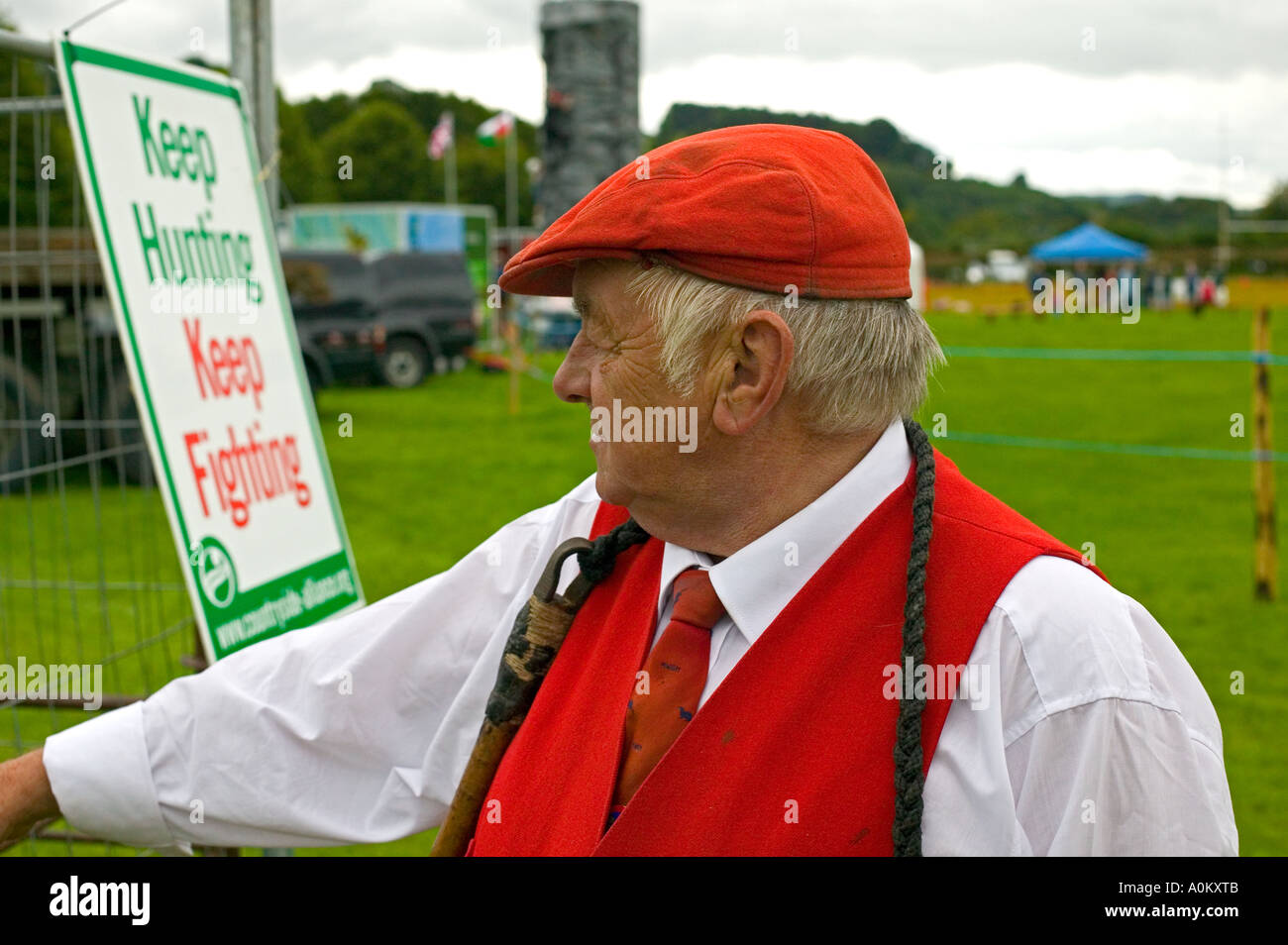 Huntsman at Brecon Agricultural show side view Stock Photo Alamy
