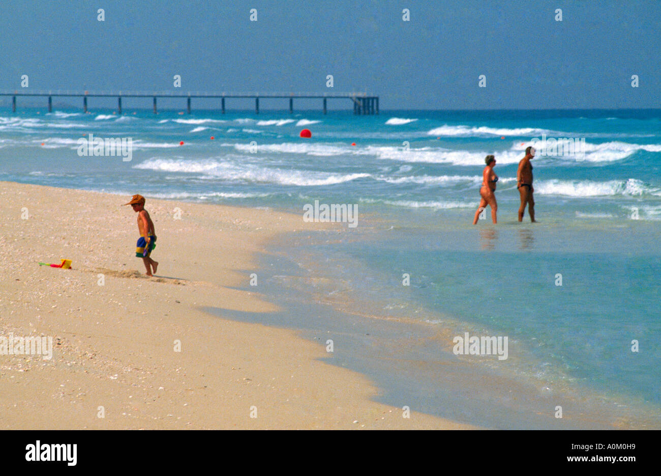 Dubai UAE Chicago Beach Hotel Beach Stock Photo
