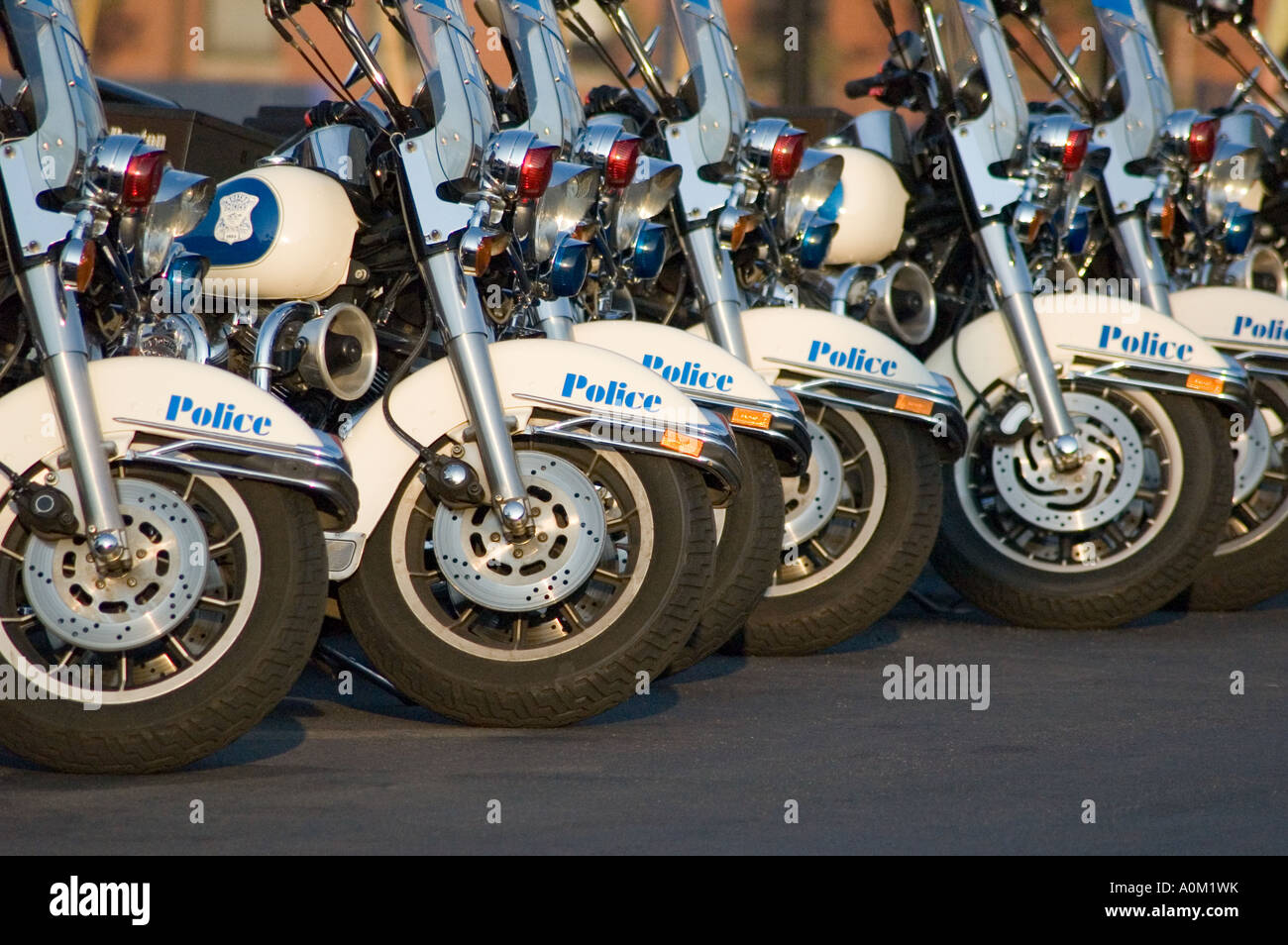 Boston Police motorcycles Stock Photo Alamy