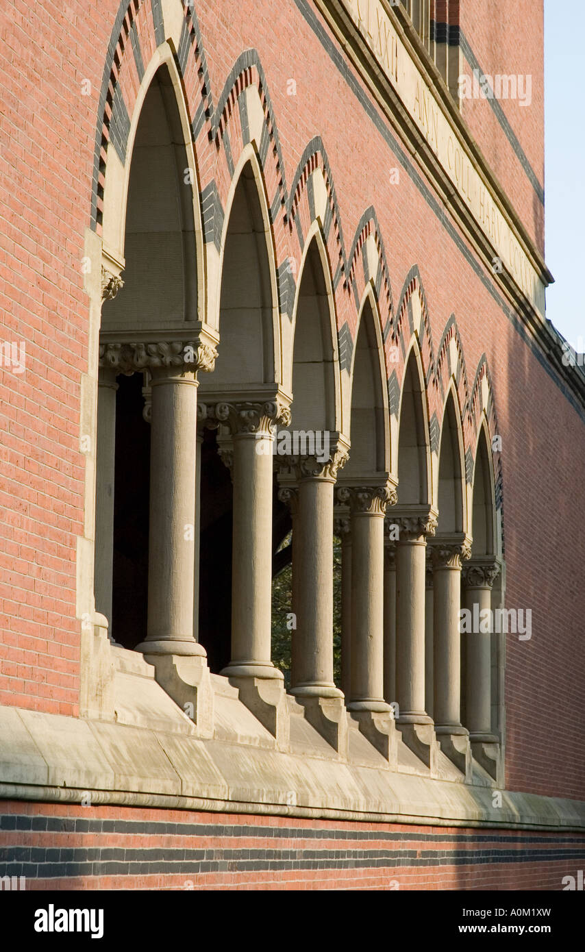 Architectural detail from the Sanders Theater in Cambridge Massachusetts Stock Photo