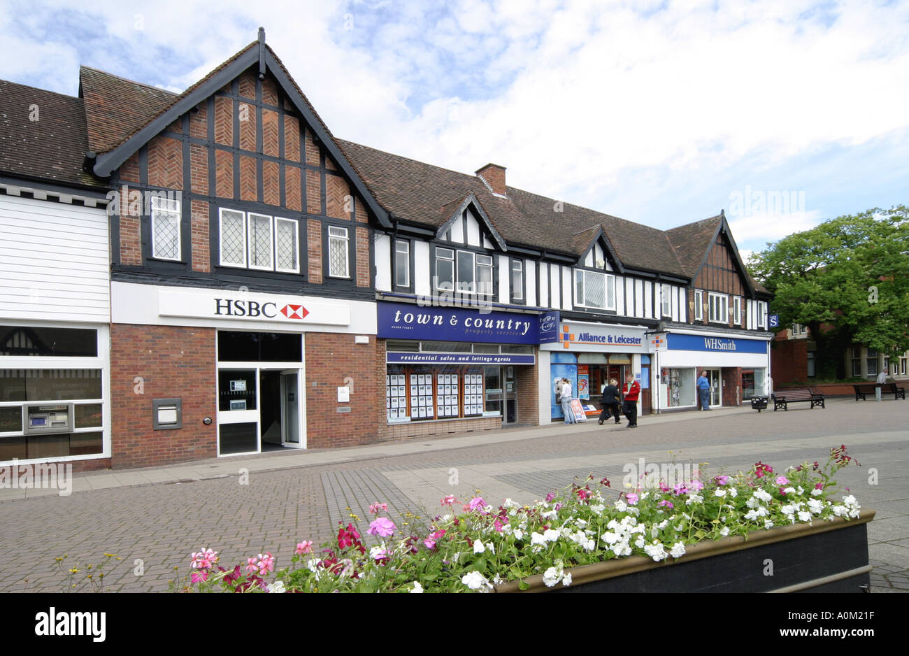 Victoria Square Droitwich Spa Stock Photo Alamy