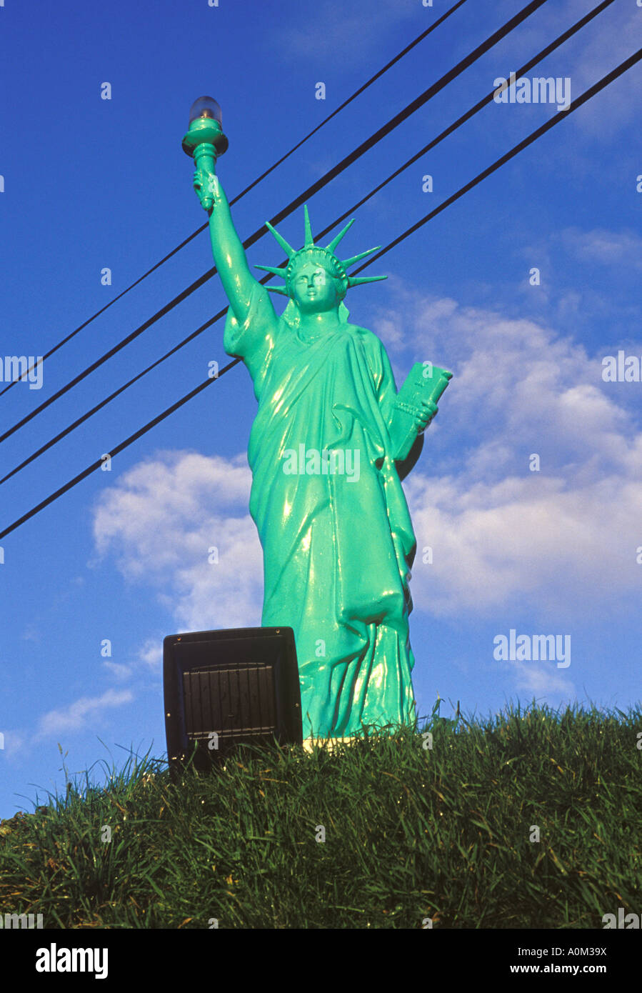 Statue of Liberty replica in Donegal Ireland Stock Photo Alamy