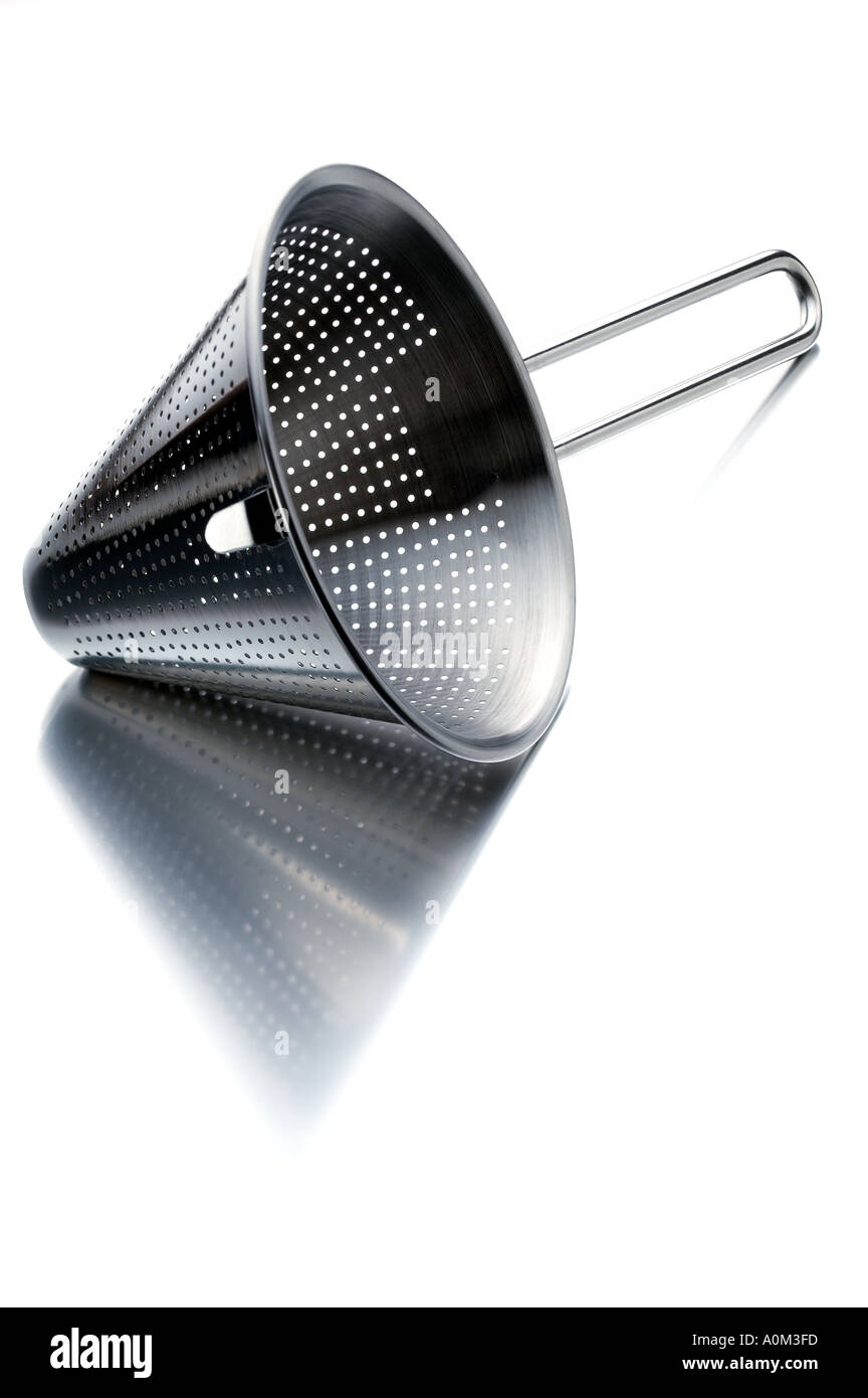 conical sieve Stock Photo