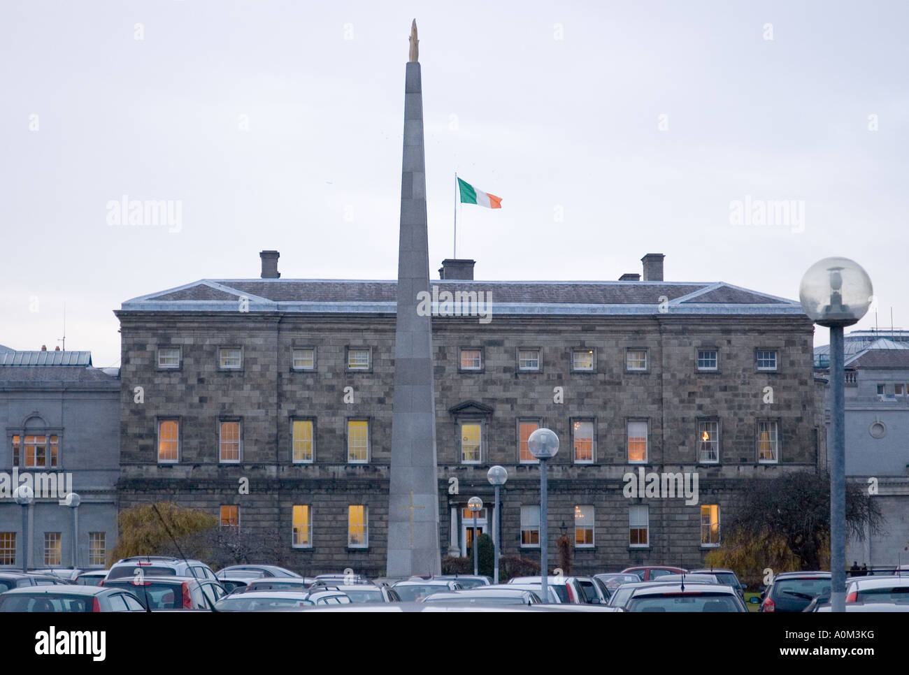 Leinster House in Dublin Ireland Stock Photo