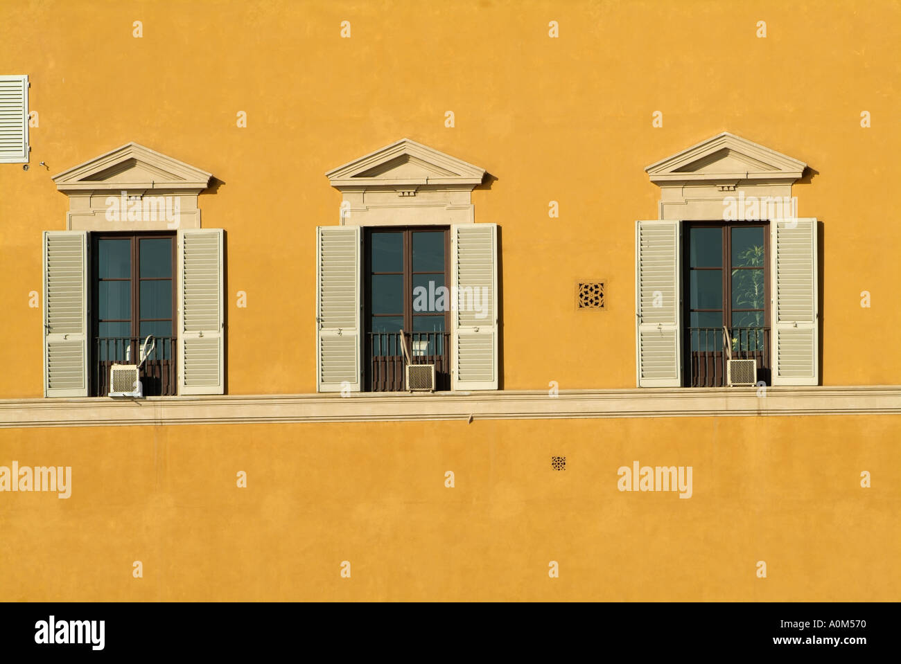 Italian Riviera Windows Windows riverside buildings Florence Firenze Tuscany Italy Stock Photo ...