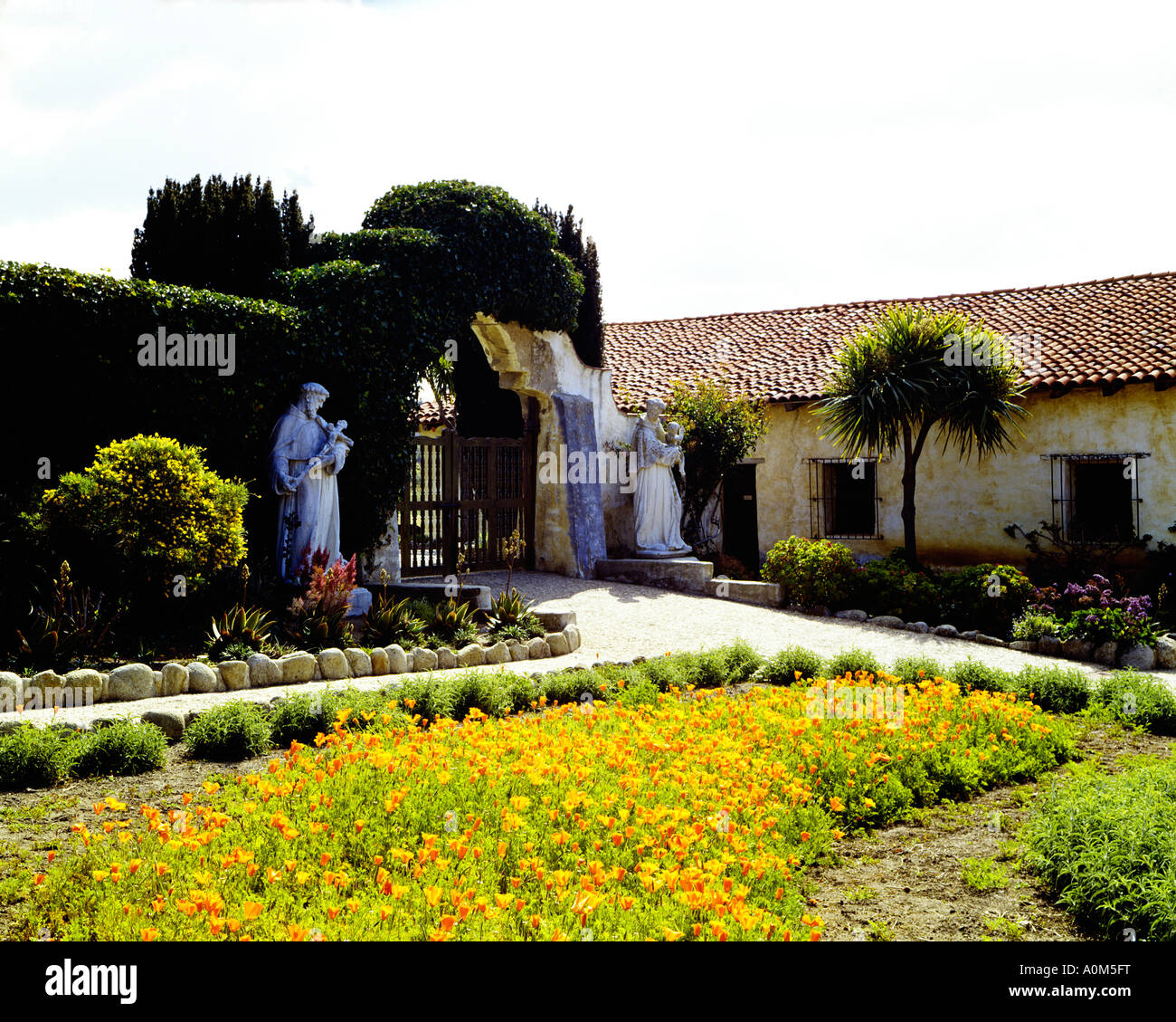 California Mission at Carmel on the Monterey Peninsula Stock Photo Alamy