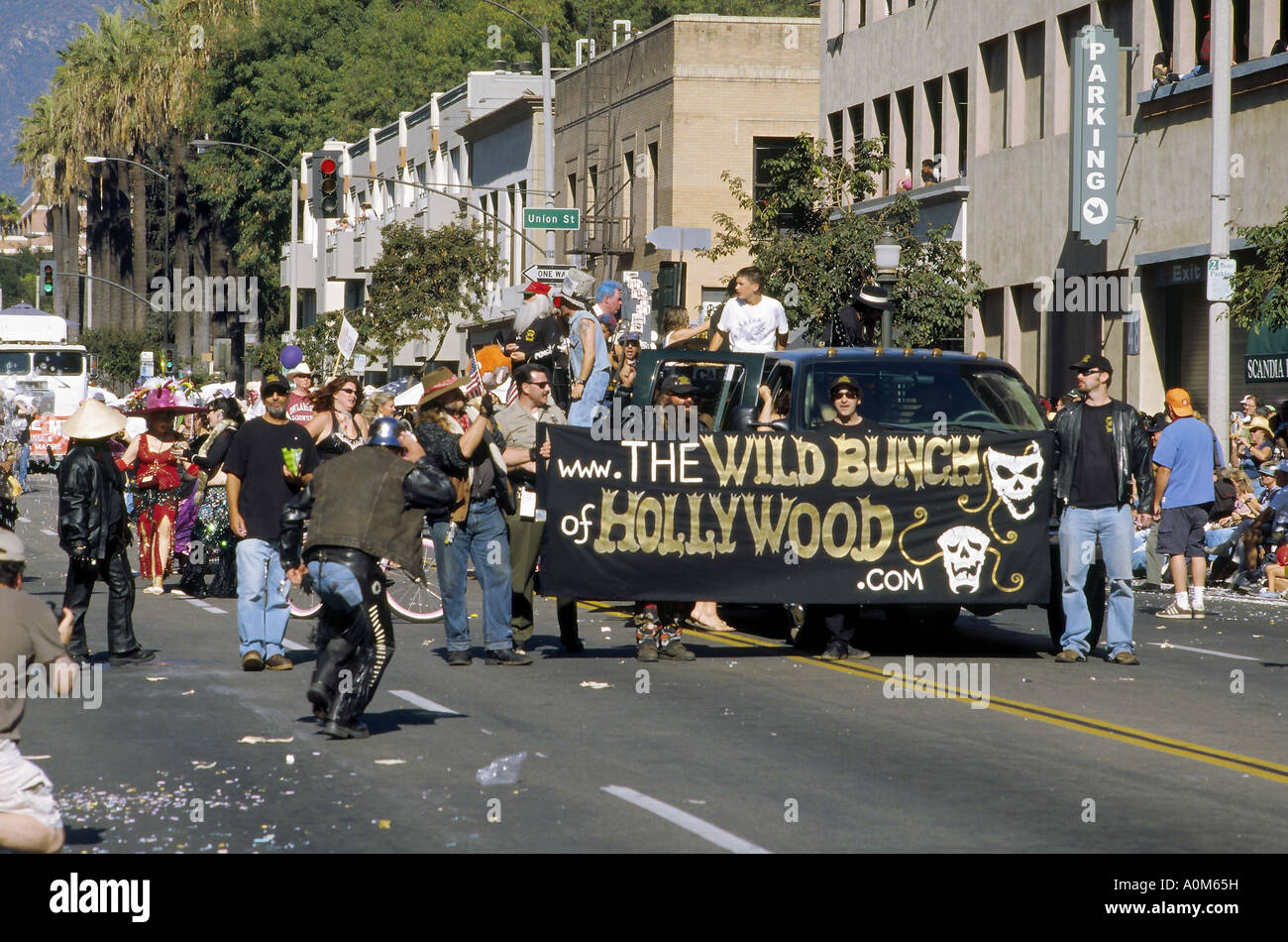 The Pasadena Doo Dah Parade takes place in the Old Pasadena historic