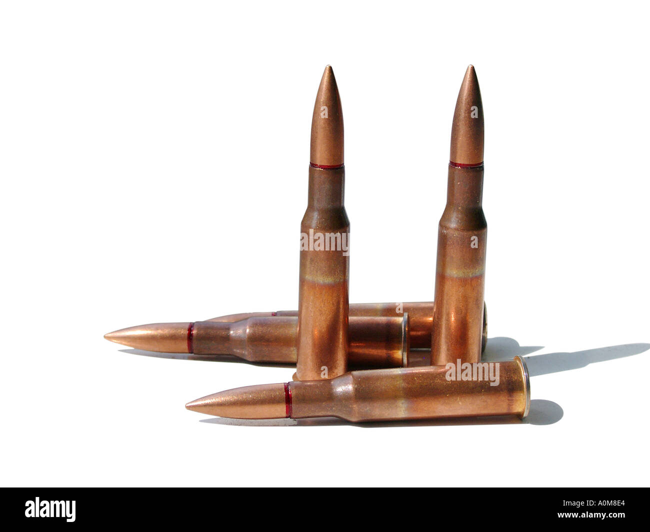 Machine gun bullets Stock Photo Alamy