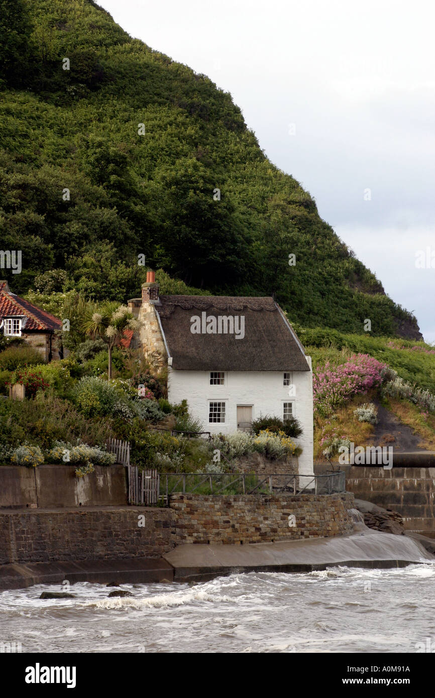 Cottage Runswick Bay North Yorkshire Stock Photo 1853721 Alamy