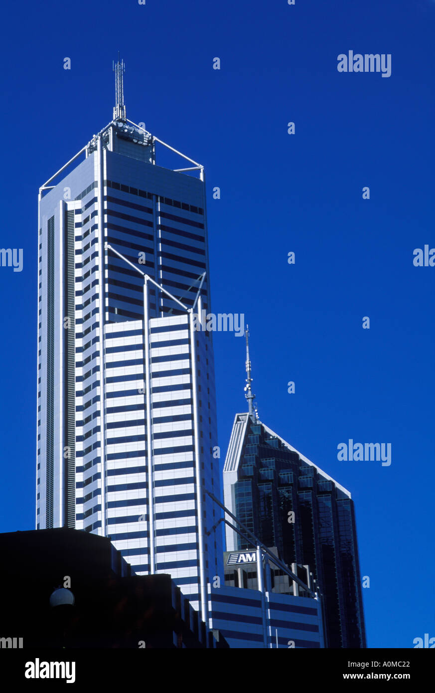 Perth two tallest buildings Stock Photo Alamy