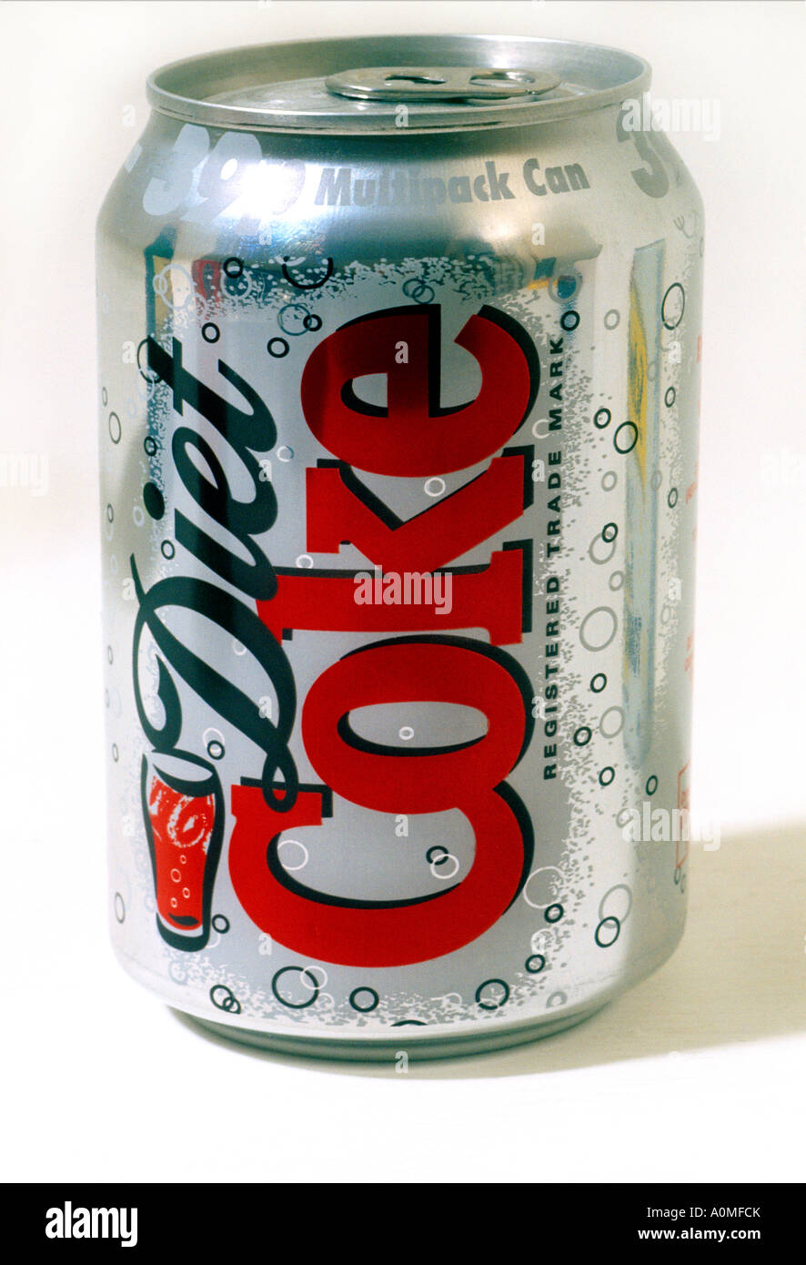 Can Of Diet Coke Stock Photo