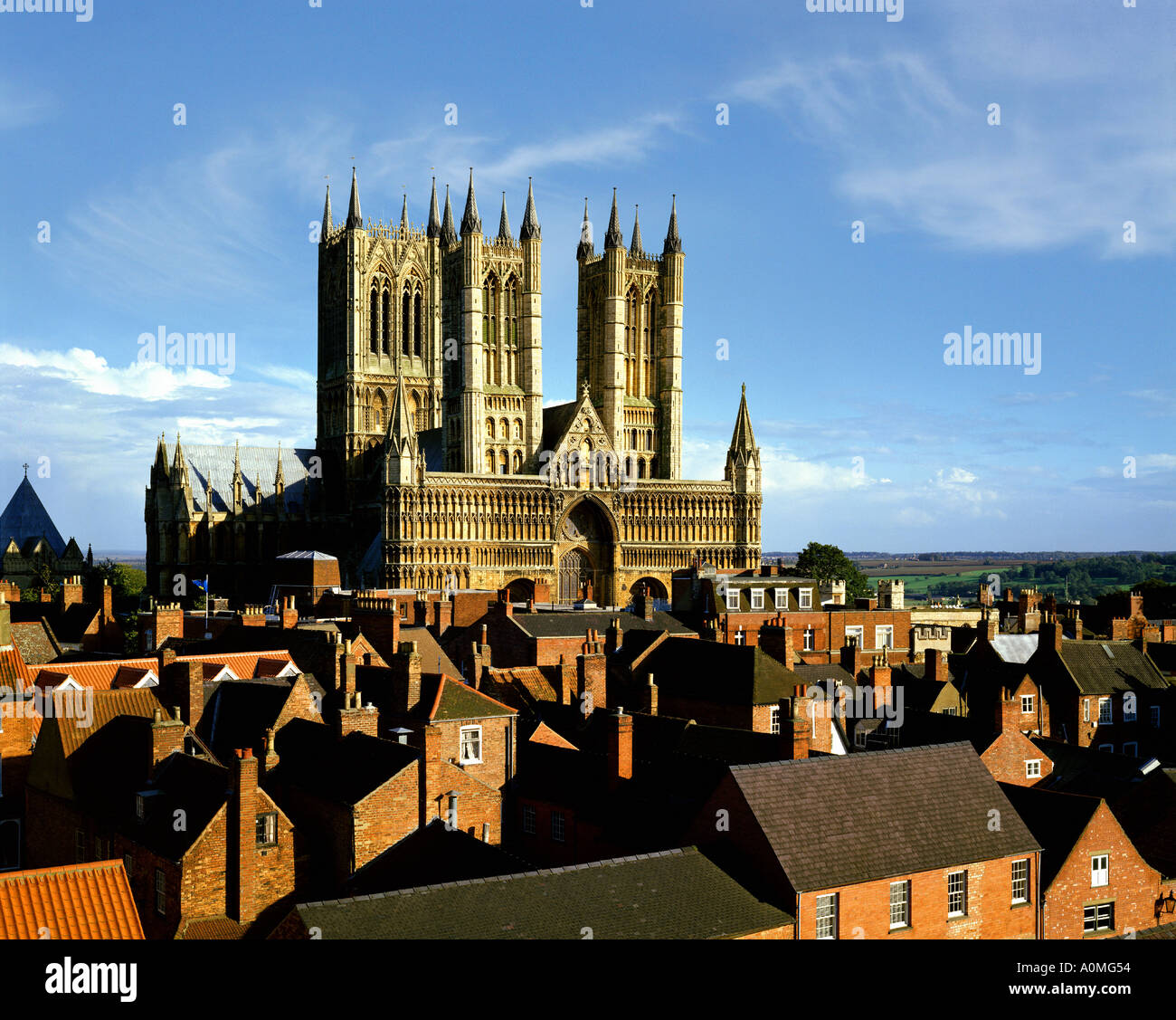 GB - LINCOLNSHIRE: The Cathedral at Lincoln Stock Photo