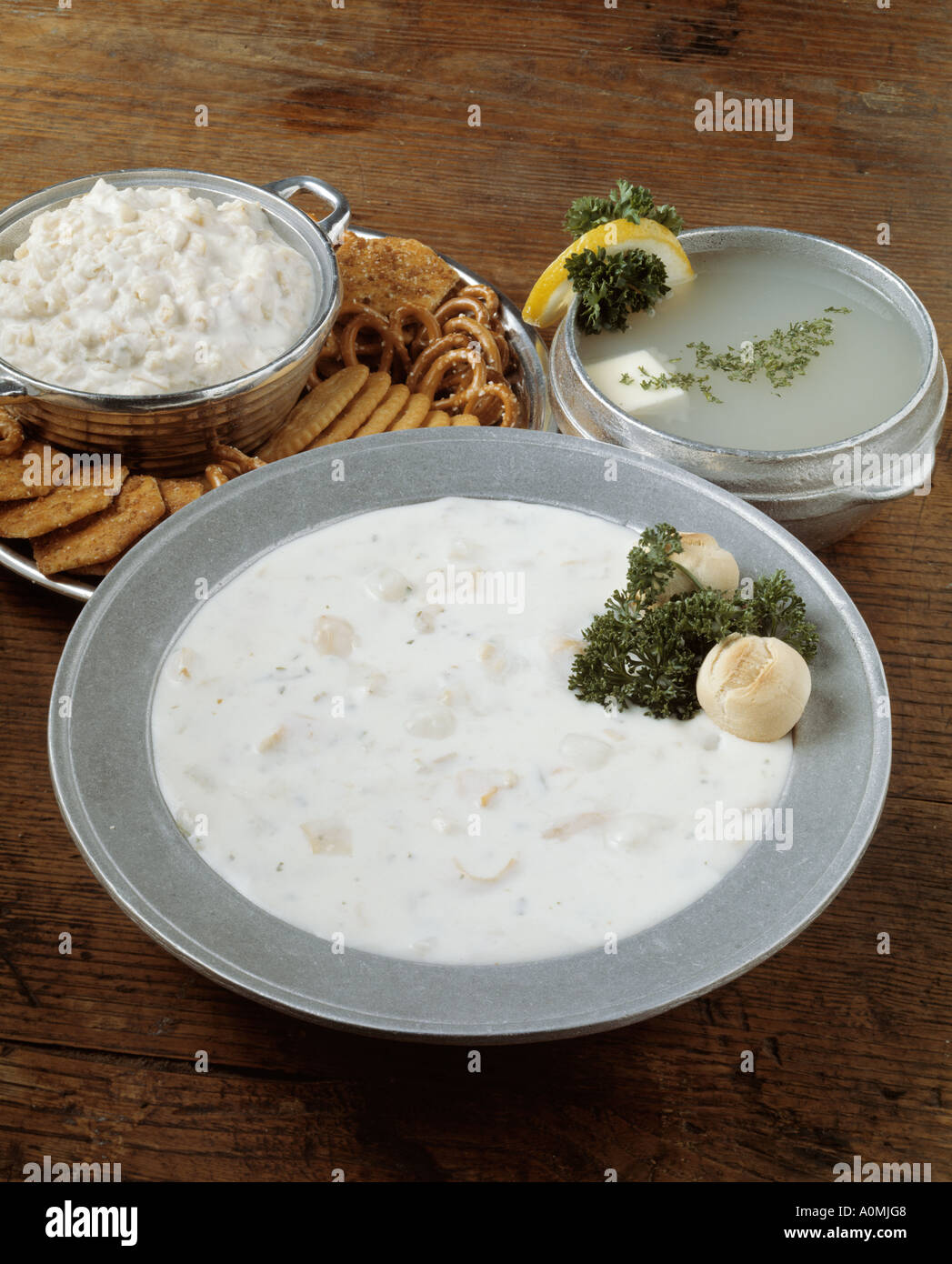 Clam Chowder Boston Stock Photos & Clam Chowder Boston ...