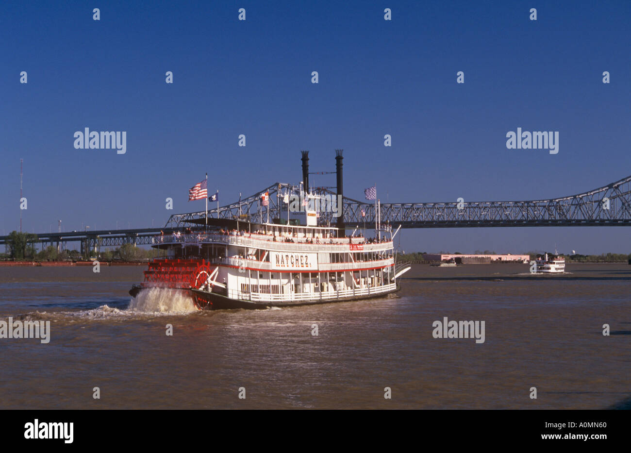 Steamboat Natchez Mississippi River New Orleans USA Stock Photo - Alamy