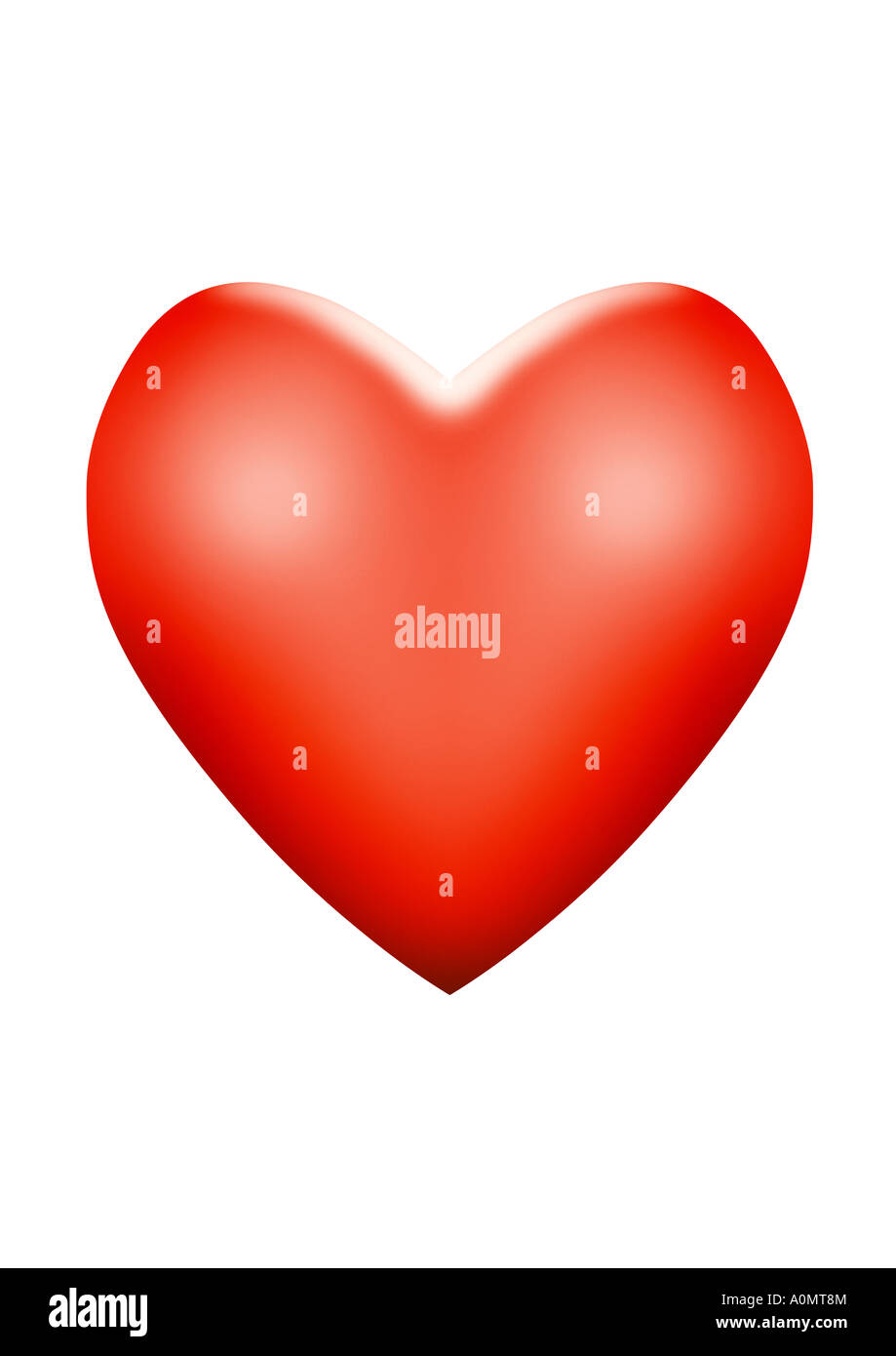 red heart rotes Herz Stock Photo