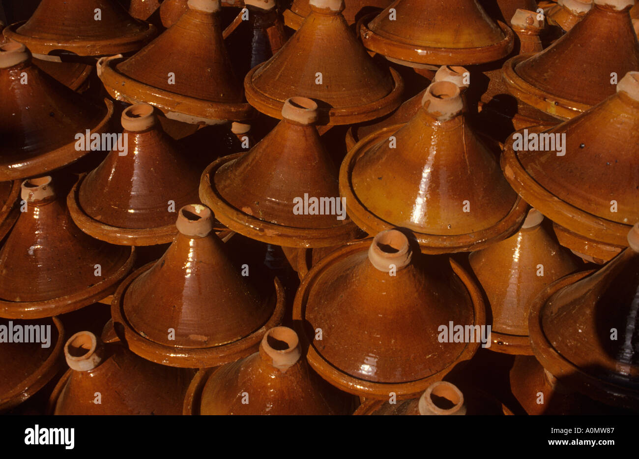 Terracotta tagines marrakech morocco hires stock photography and