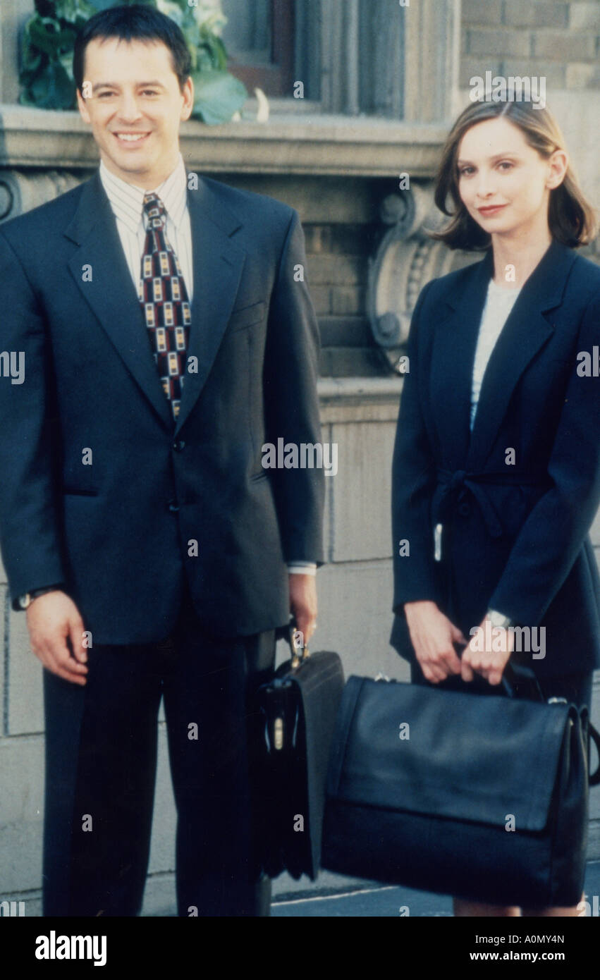 ALLY McBEAL US TV series with Calista Flockhart at right Stock Photo