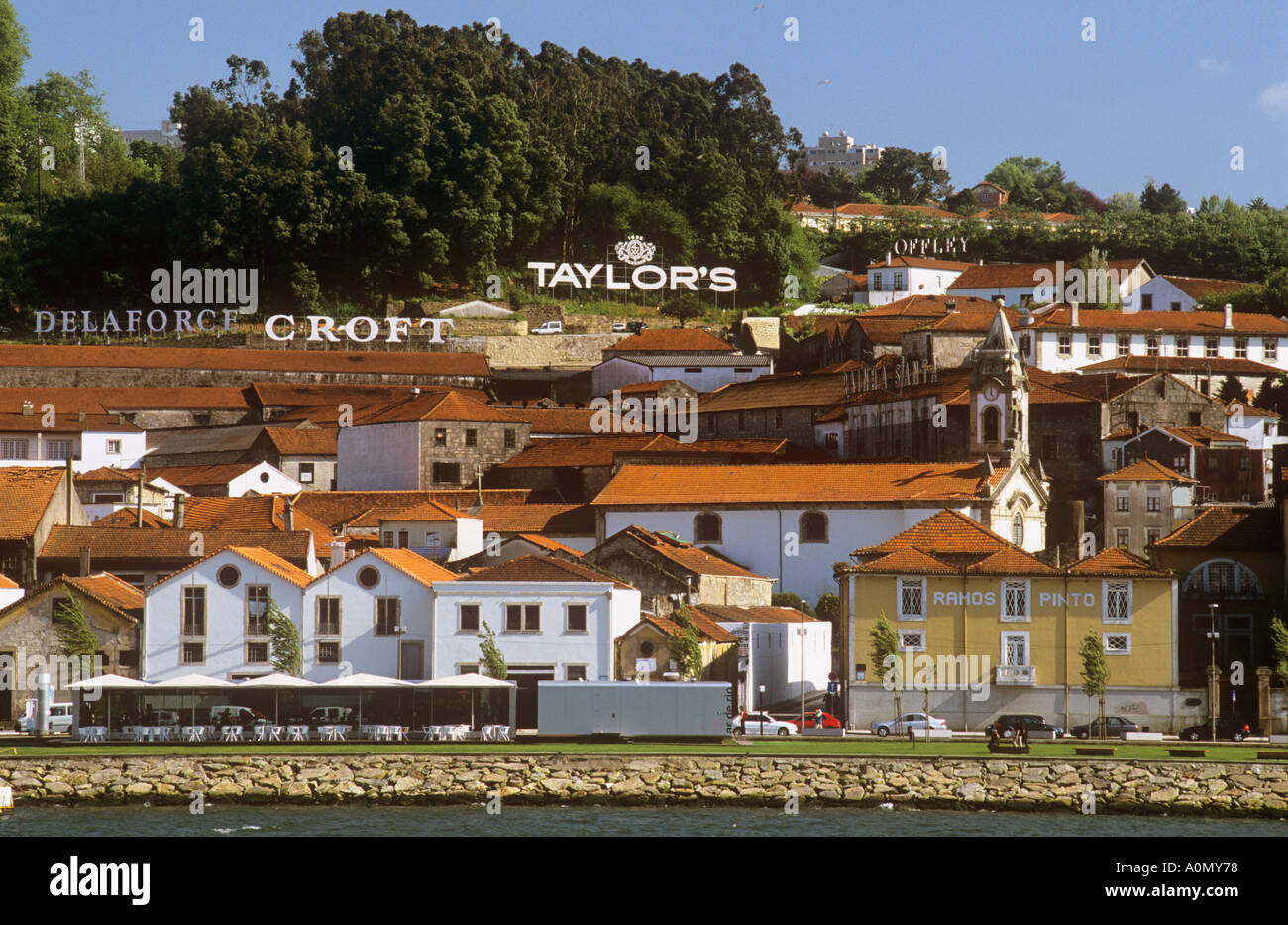 Port Lodges Vila Nova de Gaia Porto Portugal Stock Photo - Alamy