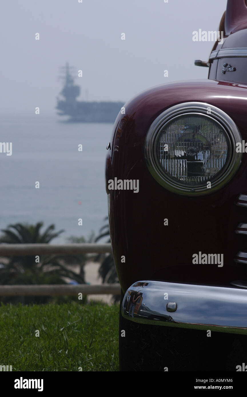 Vintage American Car Stock Photo - Alamy