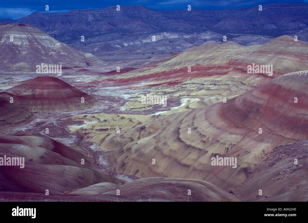 Painted Hills John Day Fossil Beds National Monument Eastern Oregon USA