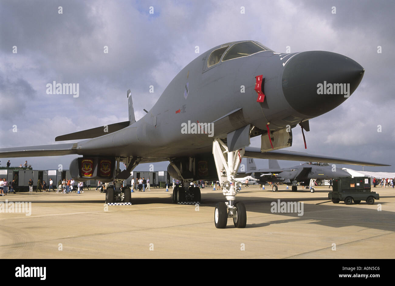 Boeing Rockwell B1B Lancer Swing Wing Bomber Stock Photo Alamy