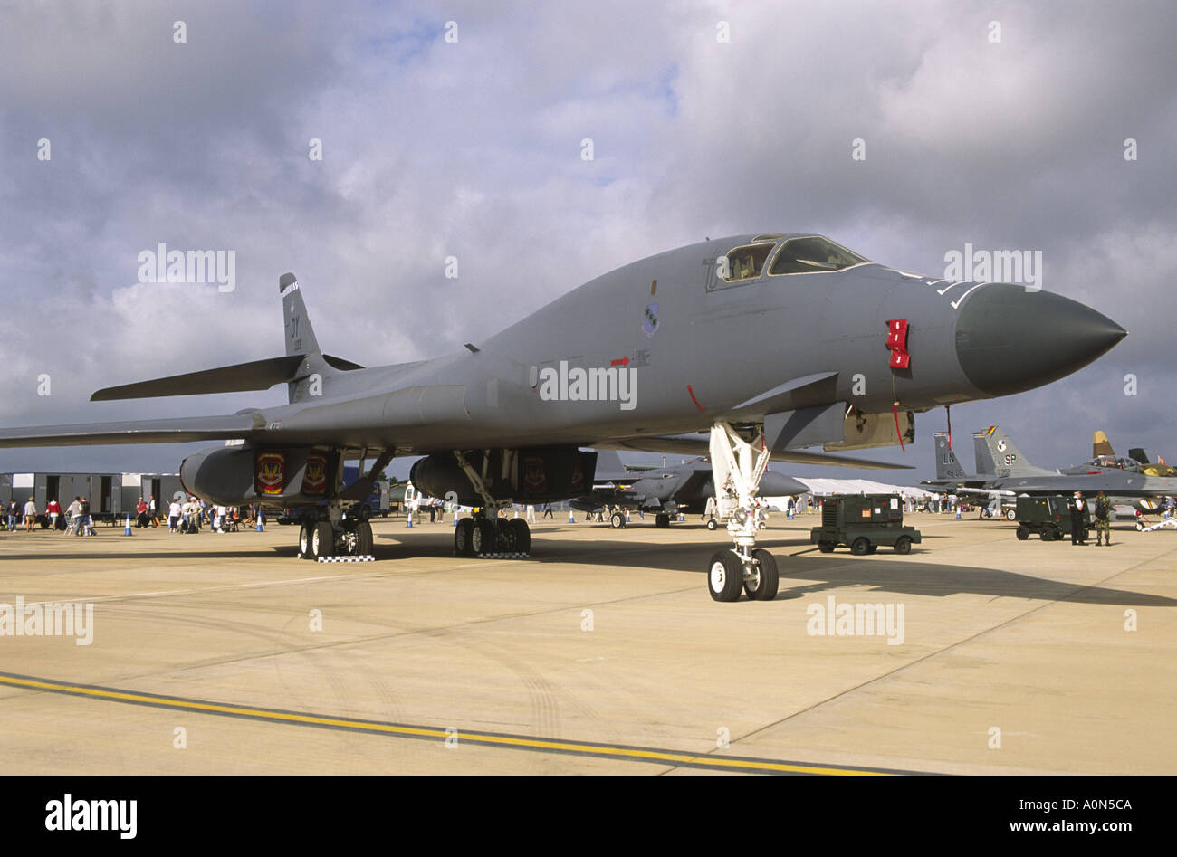 Boeing Rockwell B1B Lancer Swing Wing Bomber Stock Photo Alamy