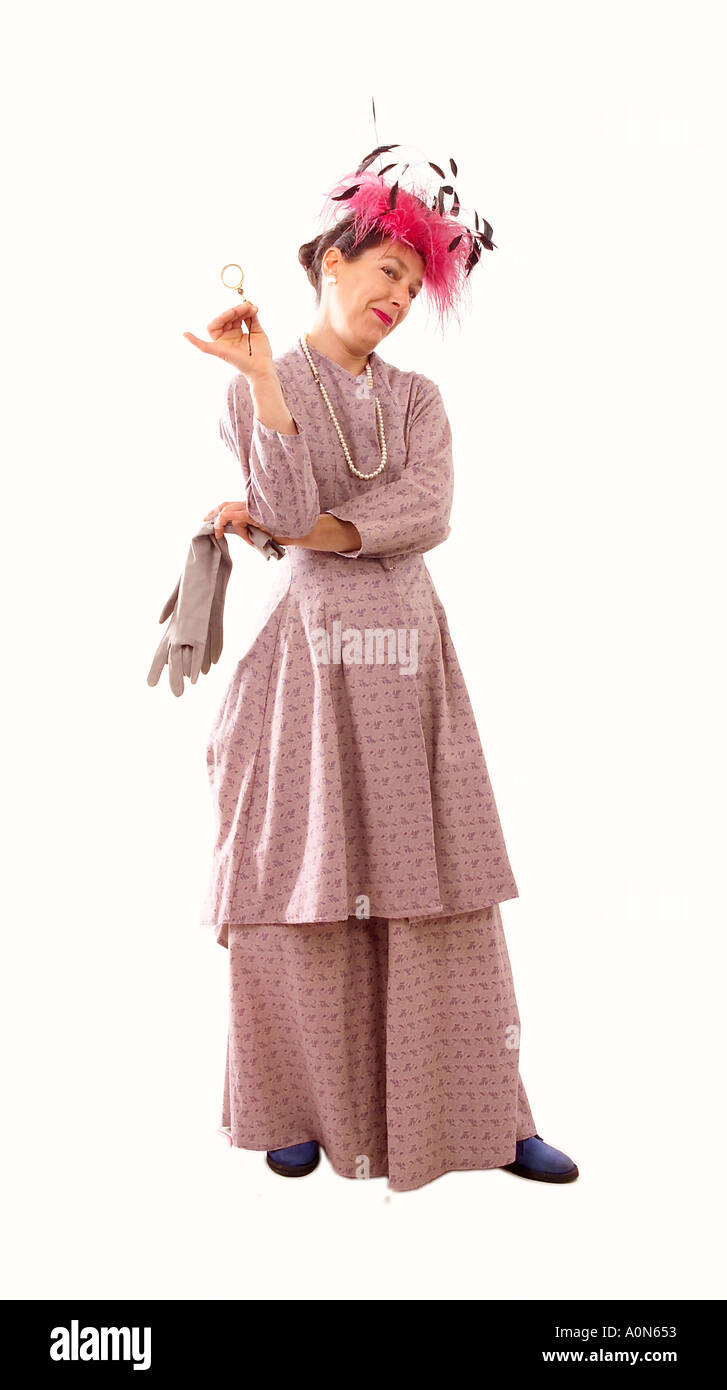 Victorian lady hat hi-res stock photography and images - Alamy
