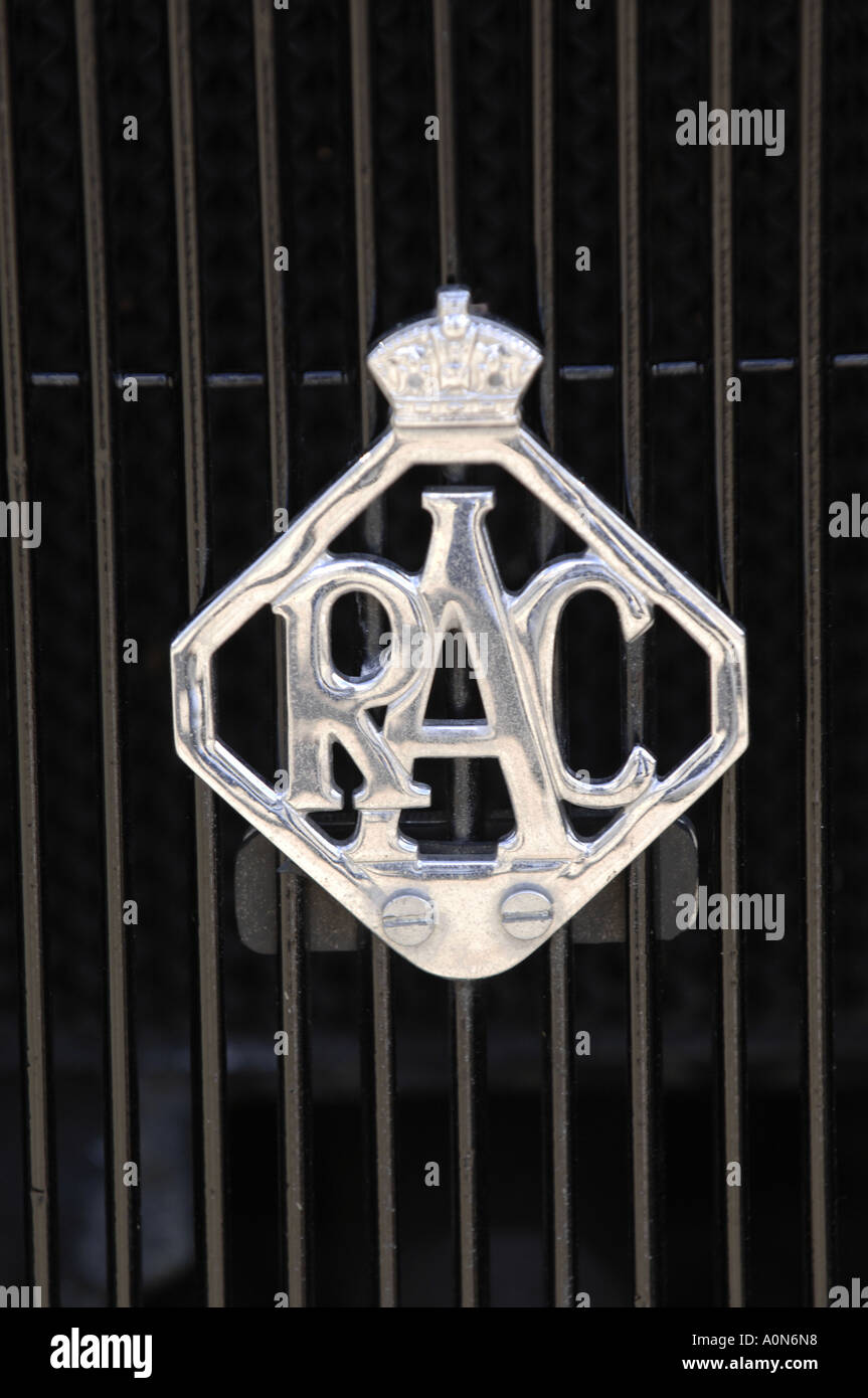 RAC royal automobile Association badge logo insignia membership Stock Photo Alamy