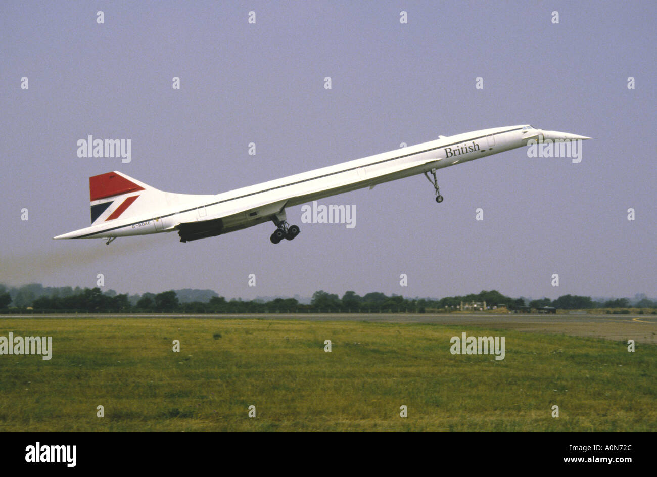 Concorde, British Airways, Fairford Air Tattoo Stock Photo