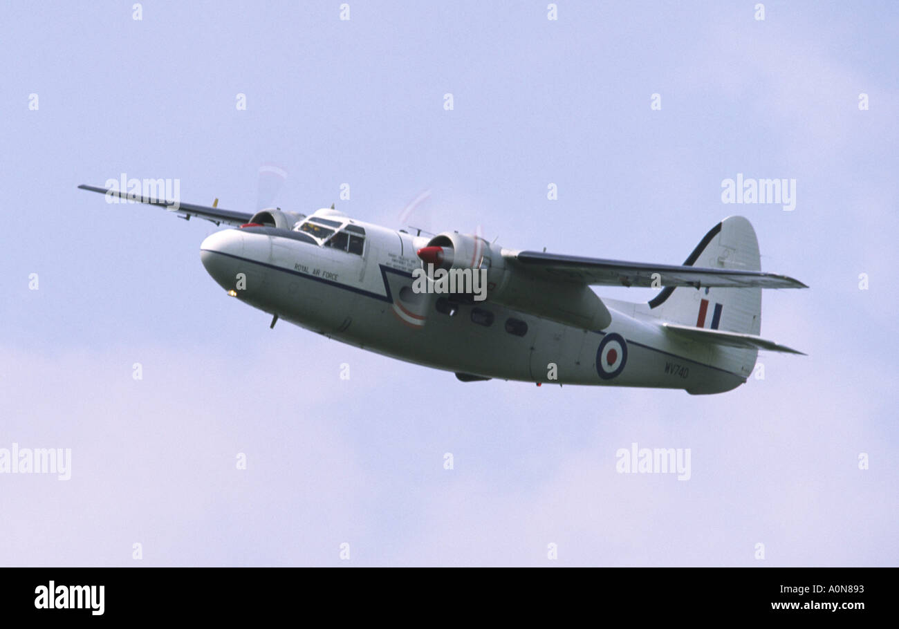 Percival Pembroke RAF aircraft Flypast Coventry Airport Airshow Stock ...