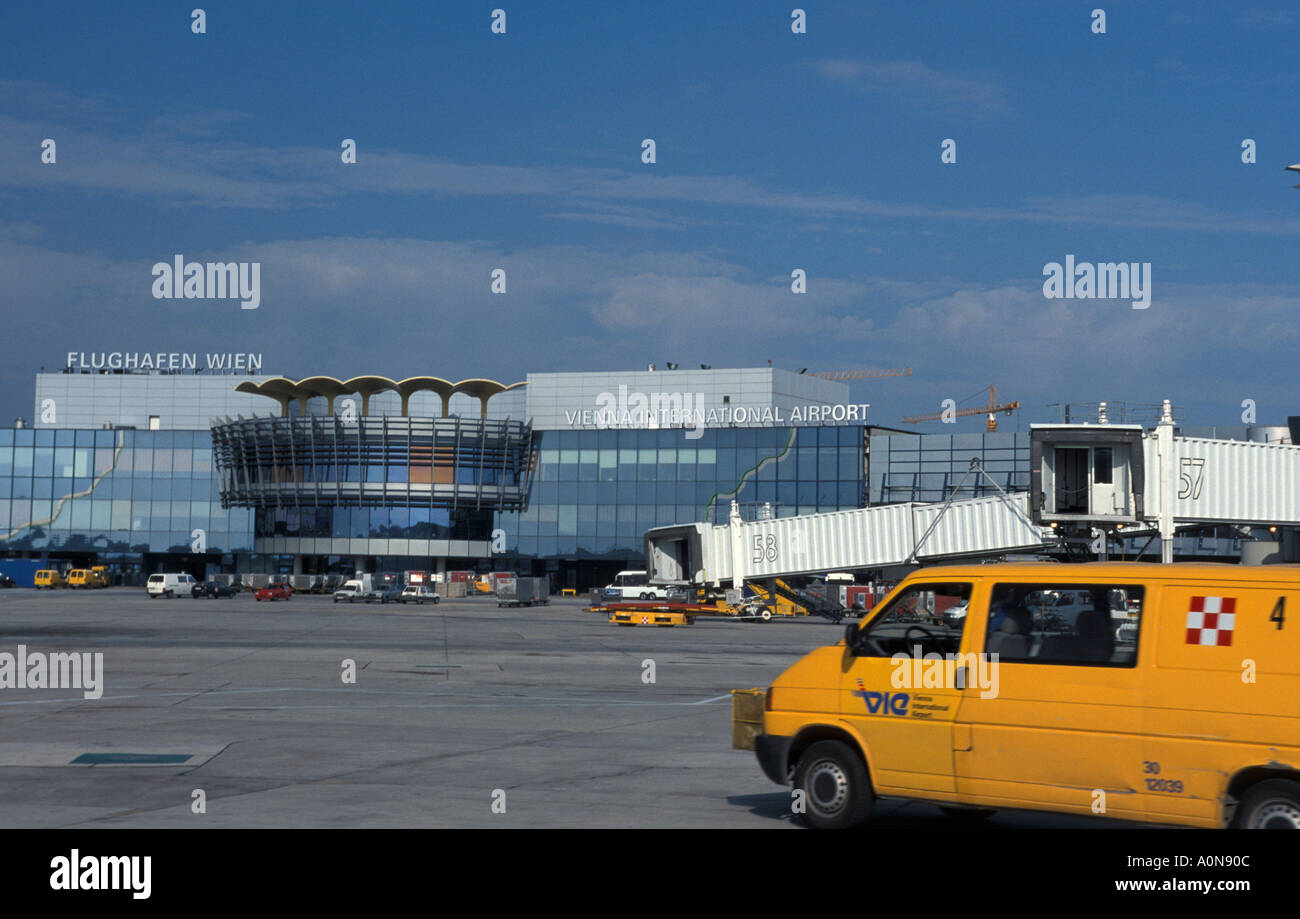 Vienna international airport Stock Photo - Alamy