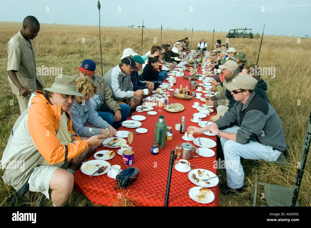 hot air balloon ride and picnic
