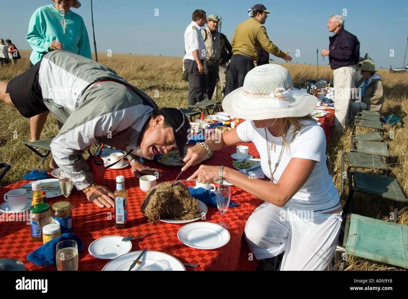 hot air balloon ride and picnic
