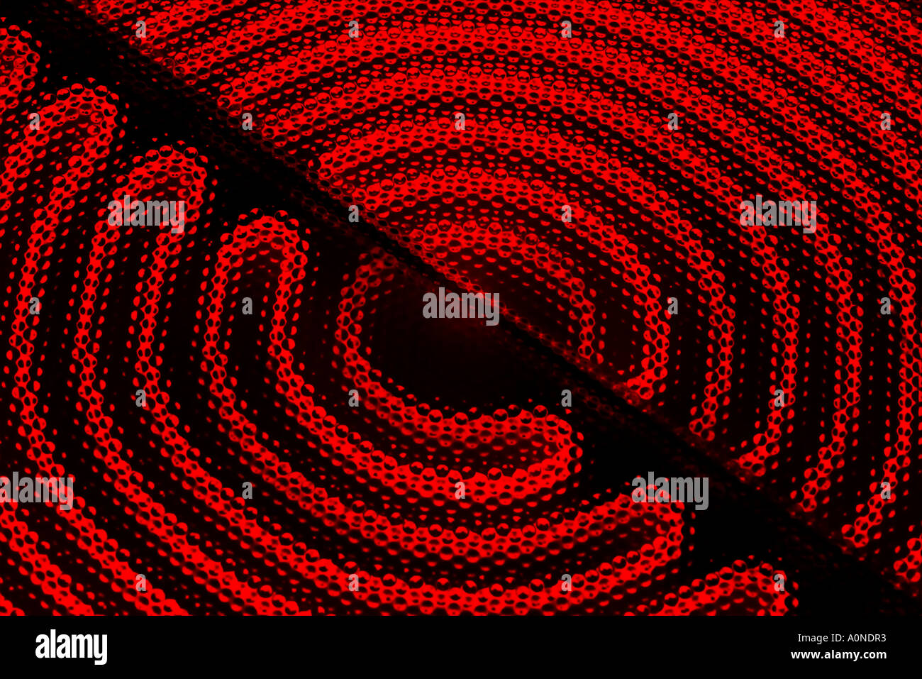 Heat Hot glass cooktop closeup Stock Photo Alamy