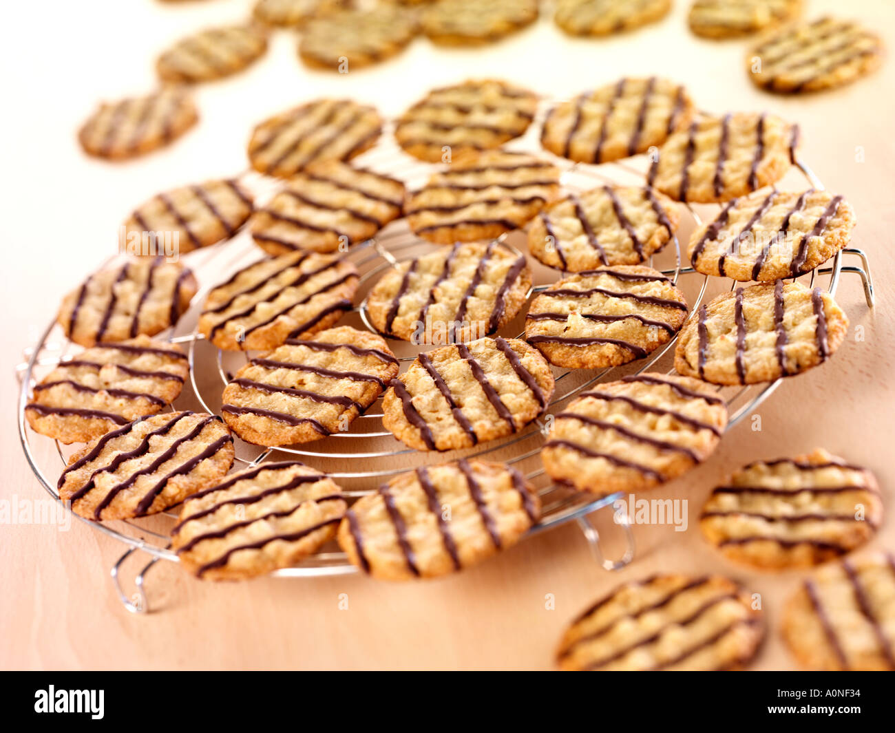 SWEDISH ORANGEFLARN BISCUIT Stock Photo
