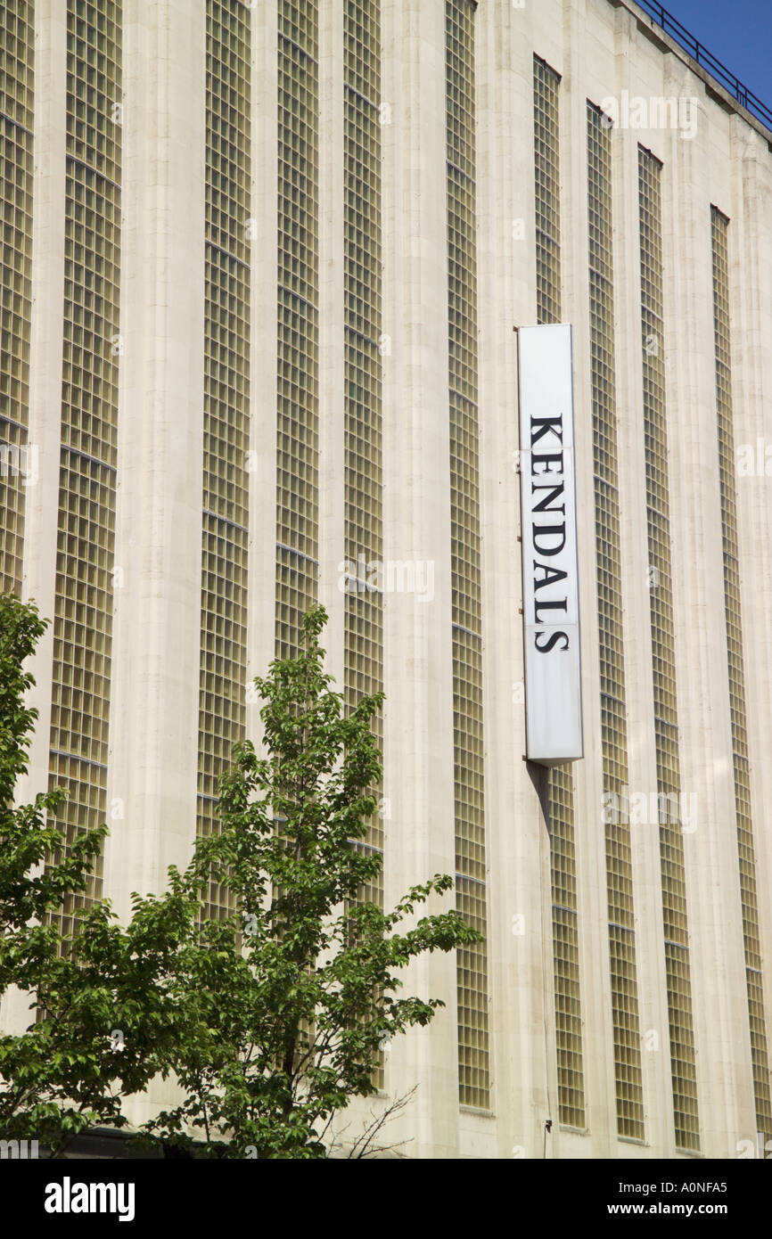 Kendals Manchester England Stock Photo Alamy