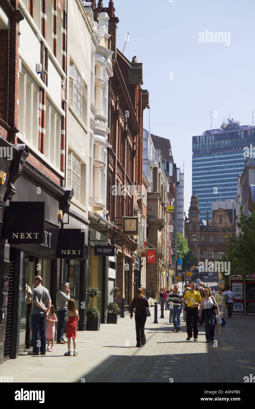 King Street Manchester Lancashire England Stock Photo Alamy