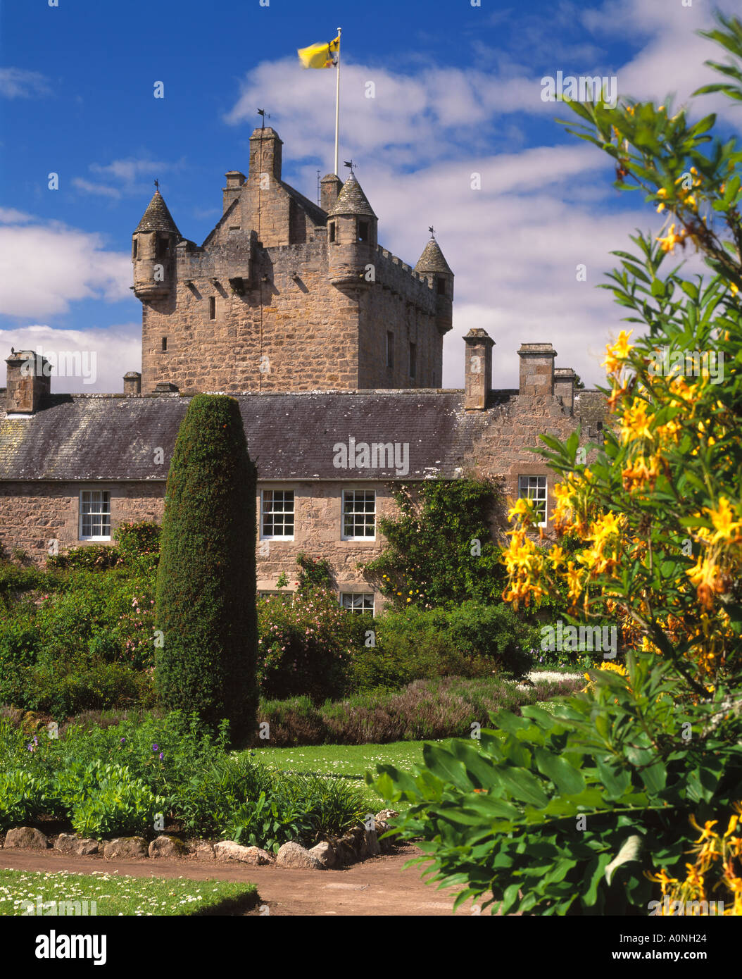 Cawdor Castle, near Nairn, Highland, Scotland Stock Photo