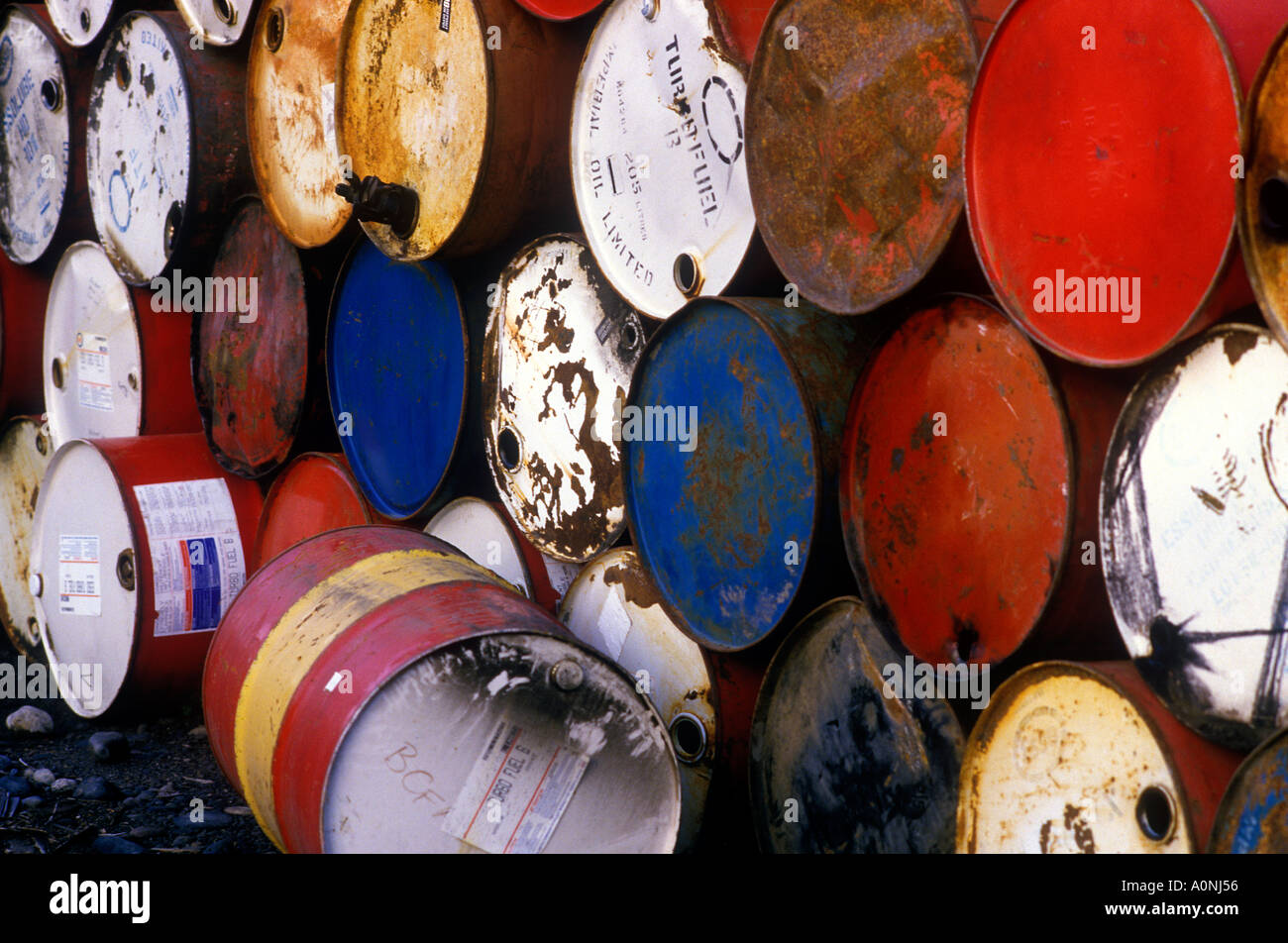 Oil barrels hires stock photography and images Alamy