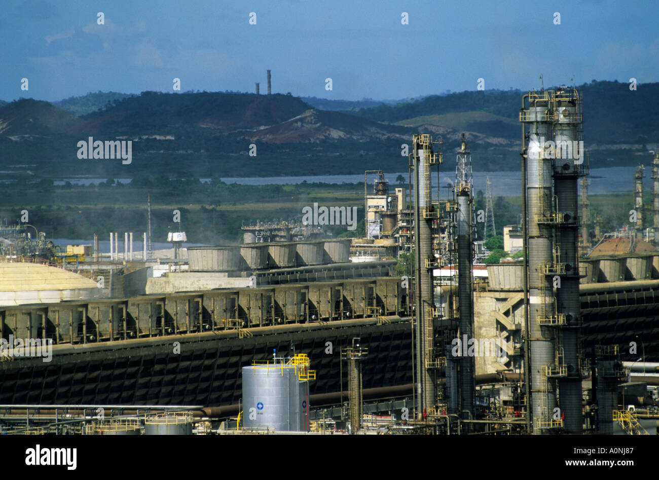 Bahia, Brazil. Petrobras oil refinery at Camacari Stock Photo Alamy