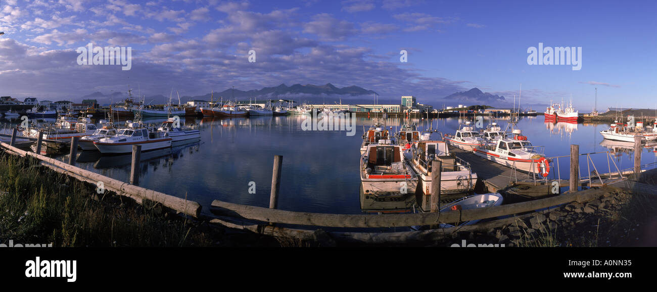 Hofn town Hornafjordur Iceland Stock Photo