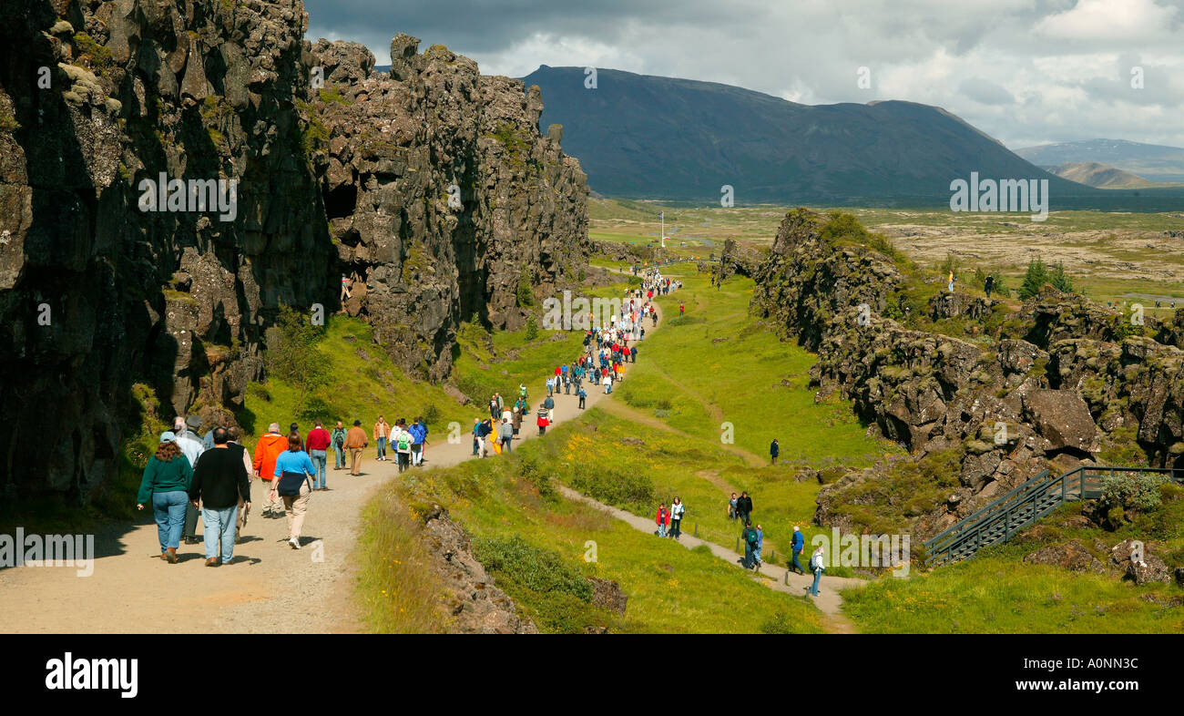 Thingvellir National Park Iceland Stock Photo