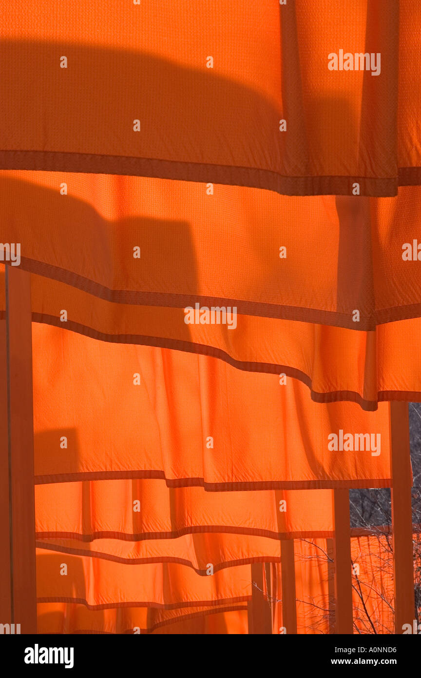 THE GATES, Art event by Christo and Jeanne Claude, CENTRAL PARK NEW