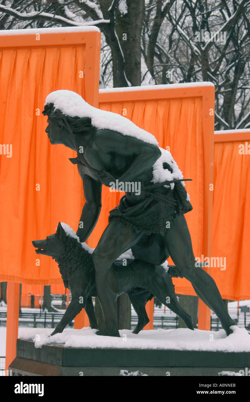 THE GATES, Art event by Christo and Jeanne Claude, CENTRAL PARK NEW