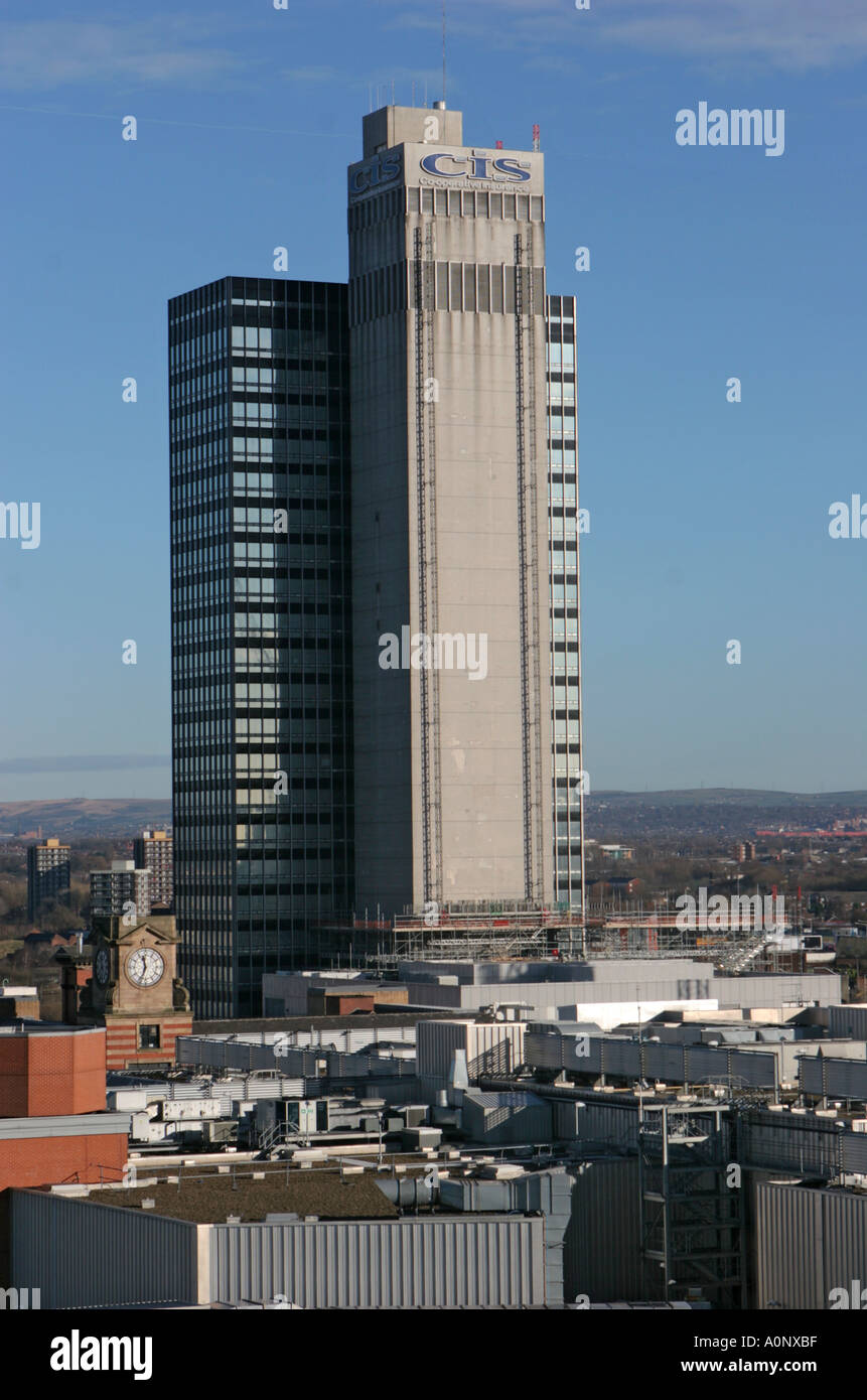 CIS Co operative Insurance Society tower Miller Street Manchester UK Stock Photo