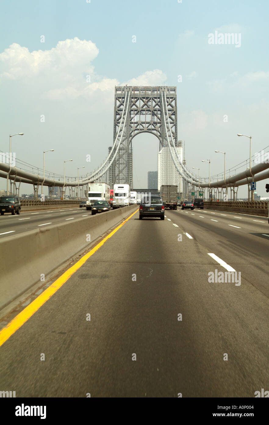 On the GW Bridge Stock Photo Alamy
